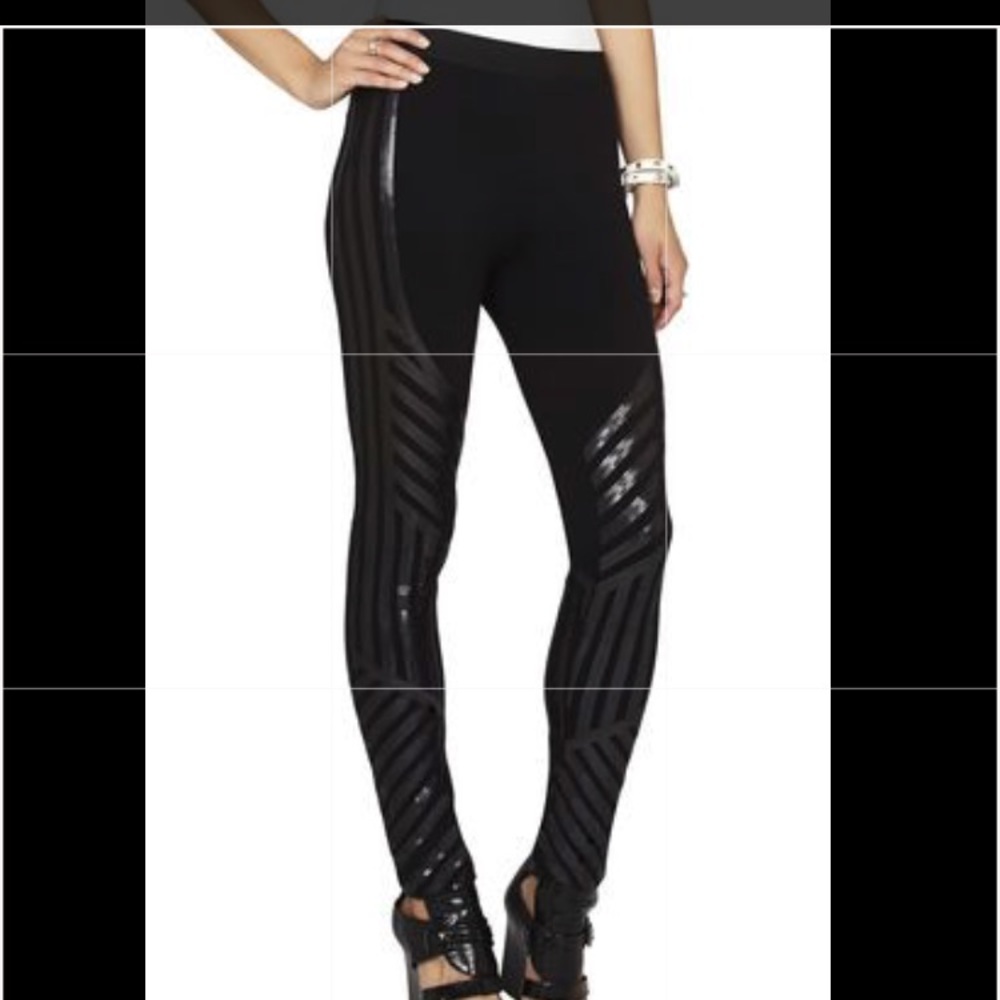 Bcbg Maxazria sequin leggings/pants XS